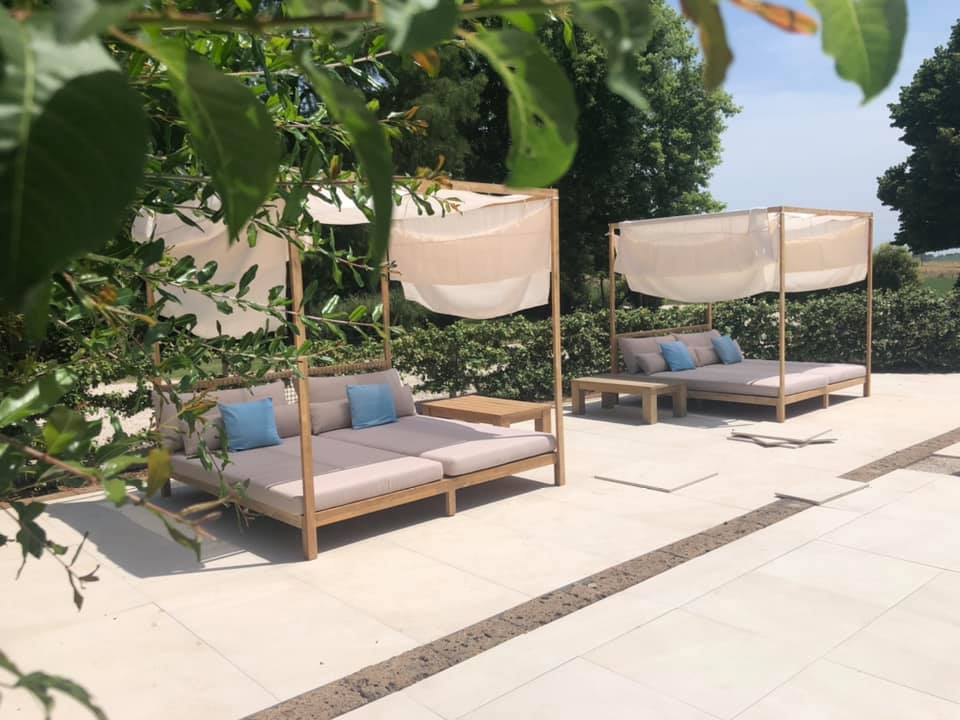 Pergolato e area relax in Boutique Hotel in Romagna - Villa Monet